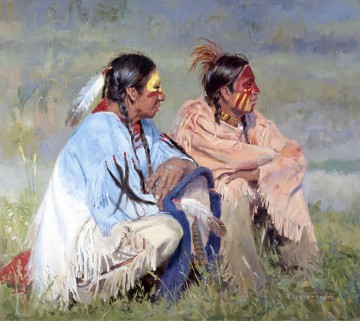 アメリカインディアン Painting - スチュアート インディアナ州